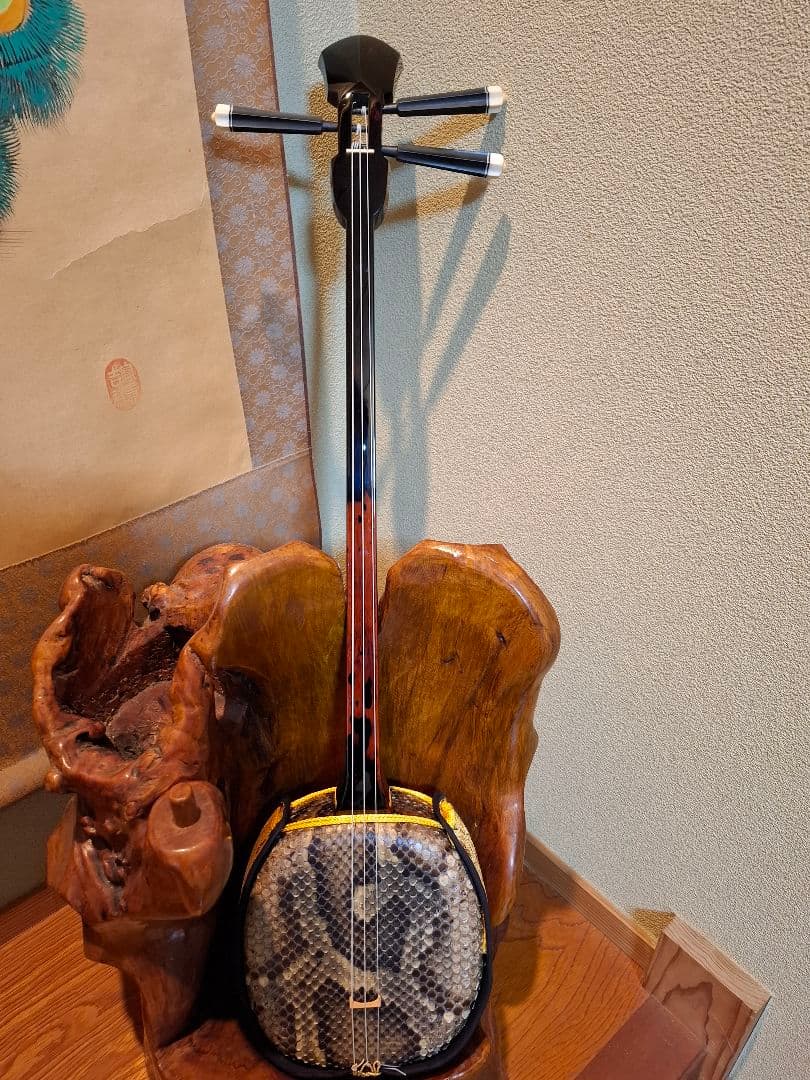 与那城三線　八重山黒木　銘苅春政作