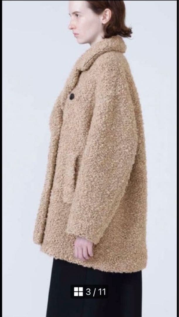 【極美品】アドーア☆大人気ベアブークレジャケットコート