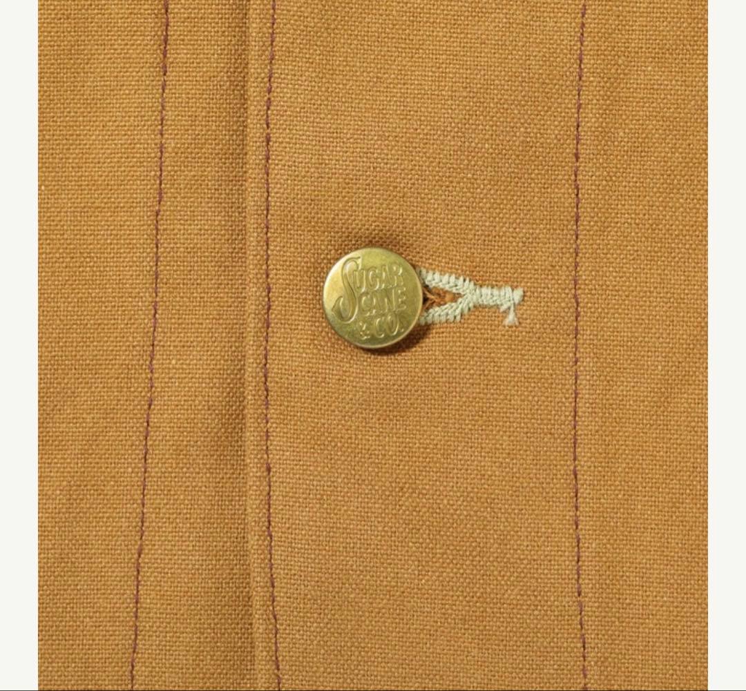 完売品　SUGAR CANE ブラウンダックカバーオール サイズ40