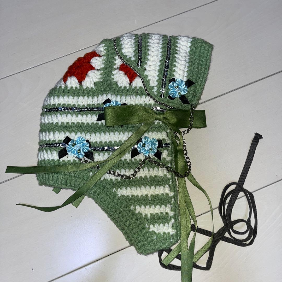 【oldhoney】【24/aw】ニット帽/フライトキャップ