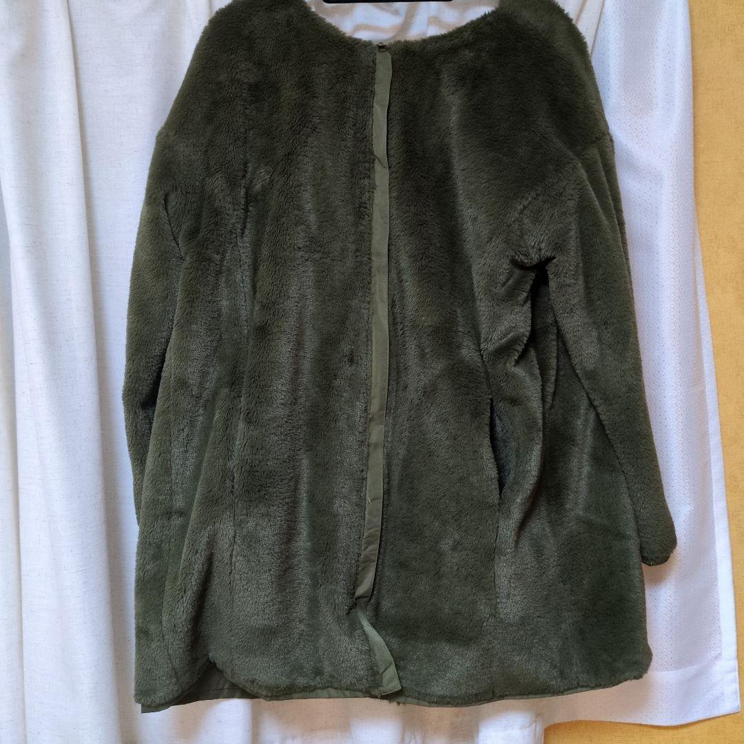 スウィートマミー ママコート おんぶ リバーシブル ファー カーキ 産前産後