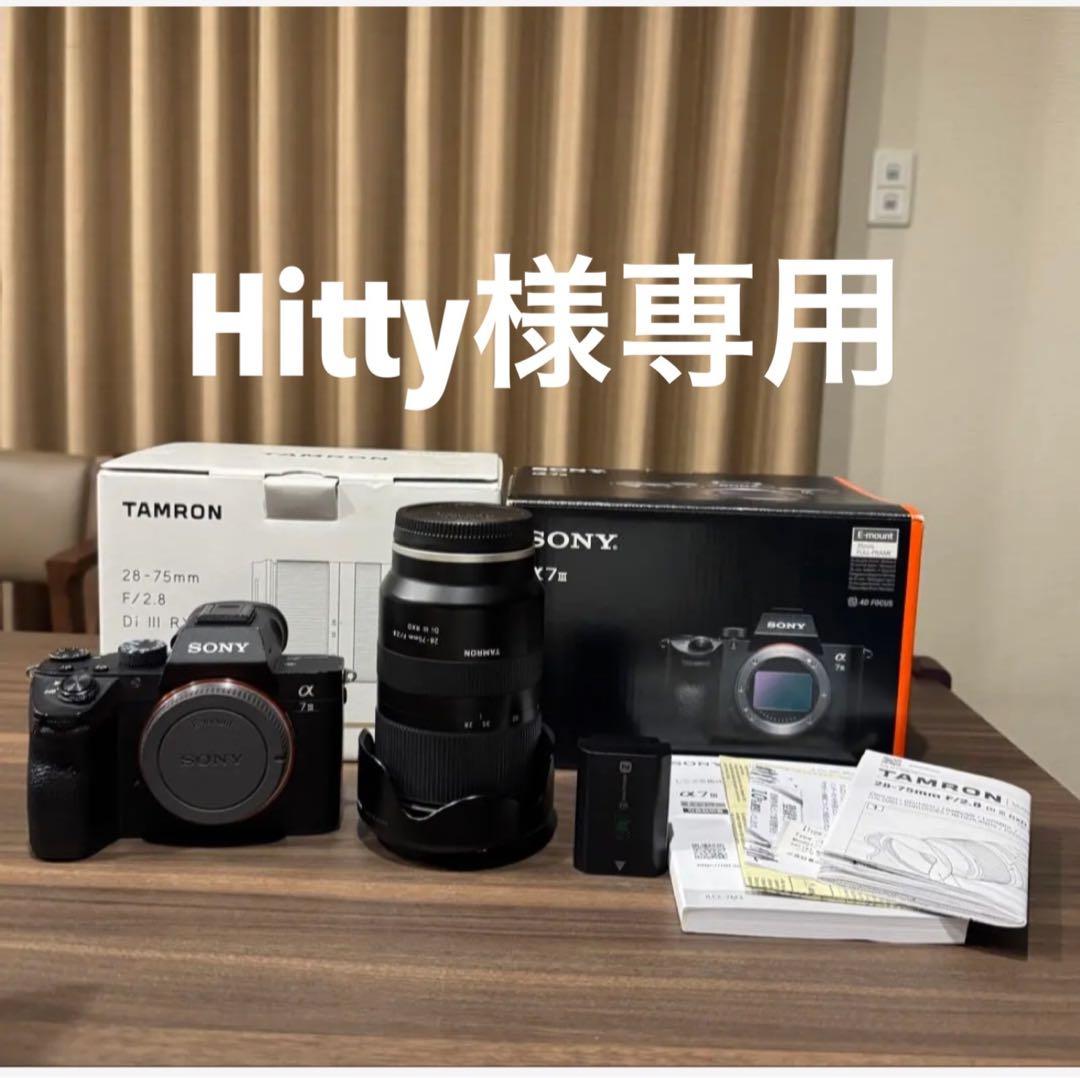 SONY α7III と TAMRON 28-75 F2.8のセット