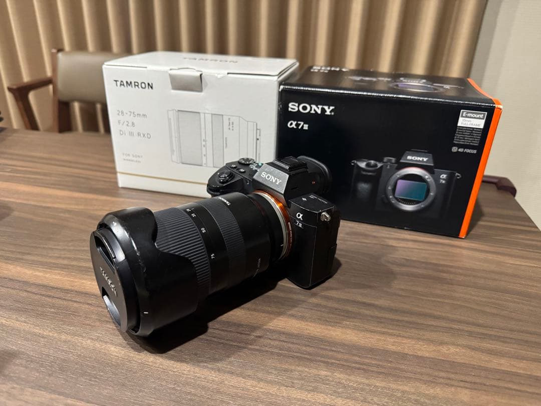 SONY α7III と TAMRON 28-75 F2.8のセット