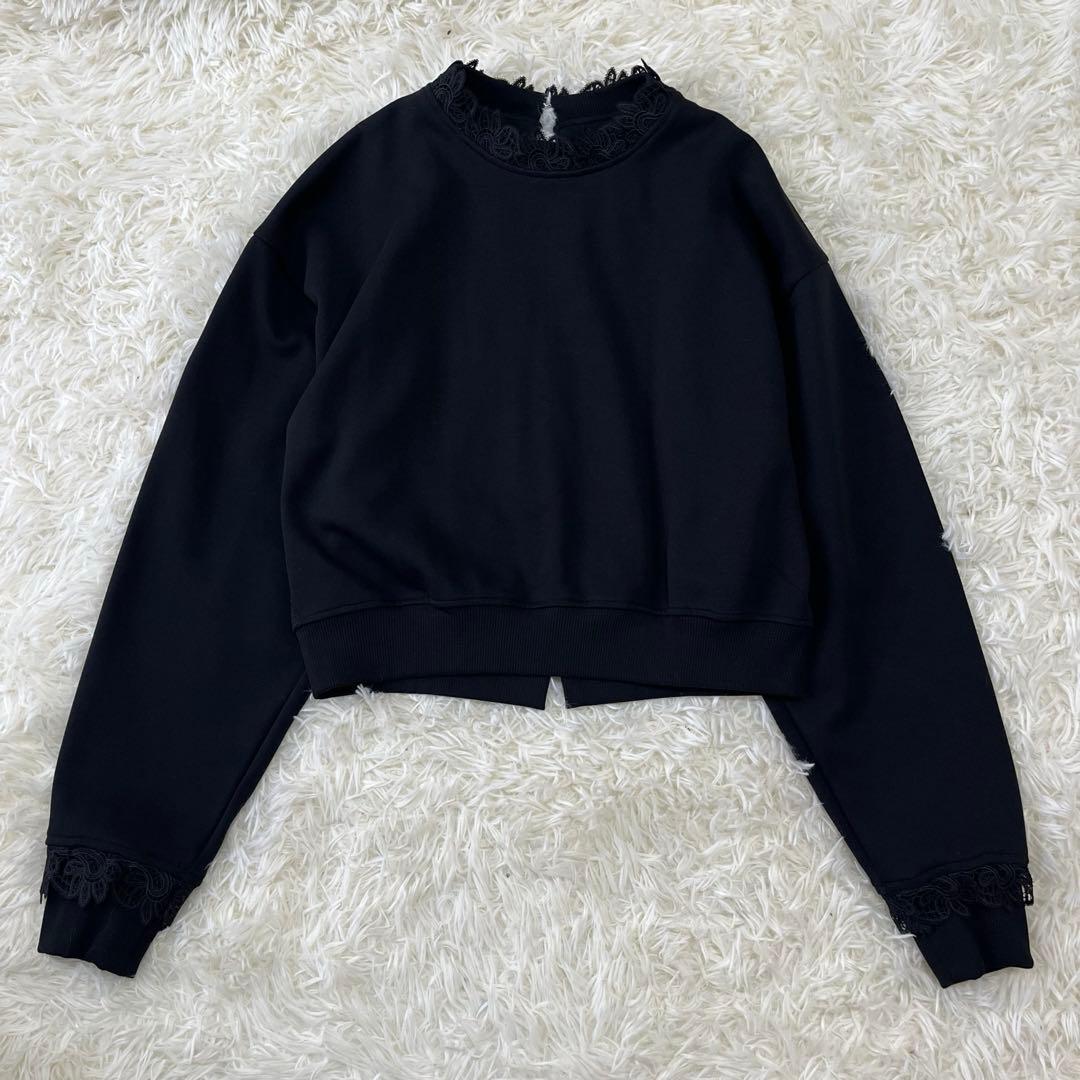 【新品タグ付き】BEARDSLEY レースコンビ2WAYトレーナー