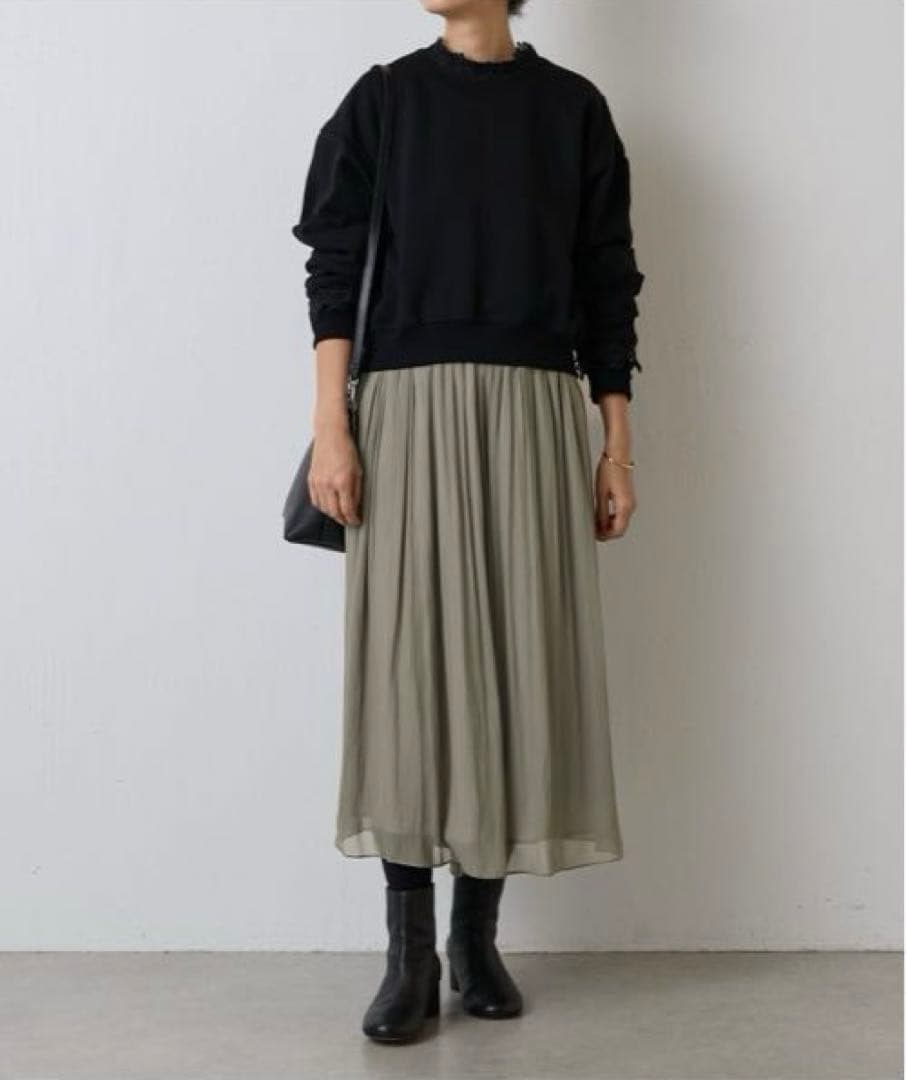 【新品タグ付き】BEARDSLEY レースコンビ2WAYトレーナー