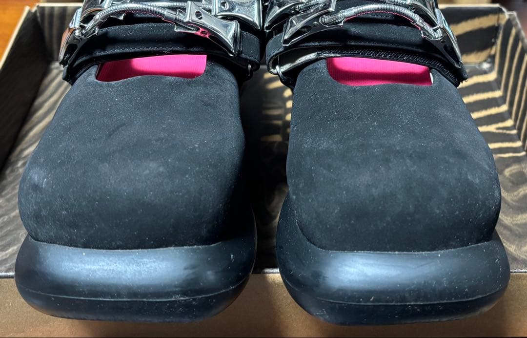 PEACEBIRD GRAPE ブラックサンダル　靴