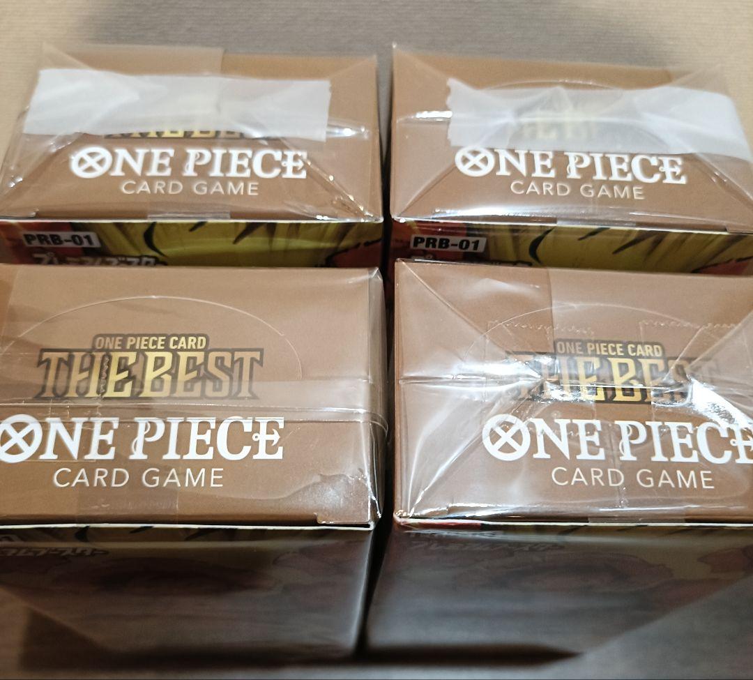 新品未開封 ワンピースカードゲーム プレミアムブースター ザベスト 4BOX