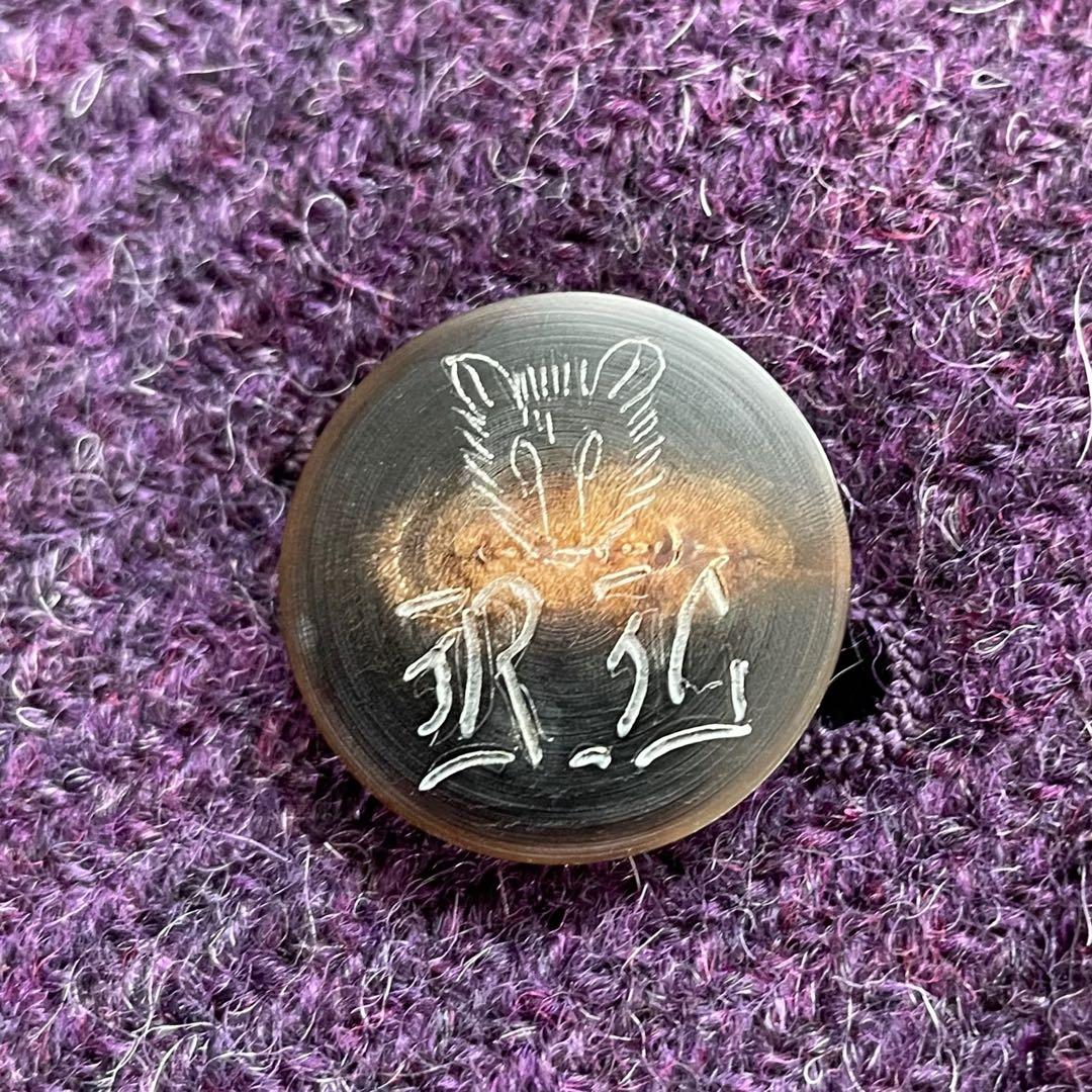 高級RALPH LAURENラルフローレンパープルツイードジャケットイタリア製