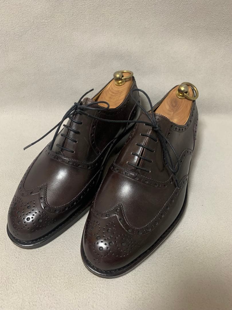 VASS ウイングチップ　美品　シューツリー付き