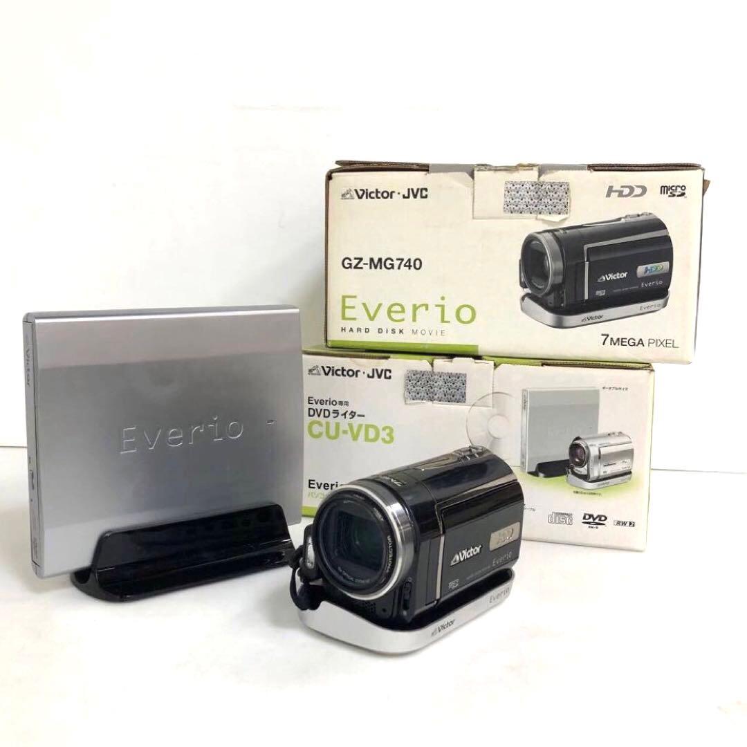 Victor DVDライター＆ハードディスクムービービデオカメラセット 08年