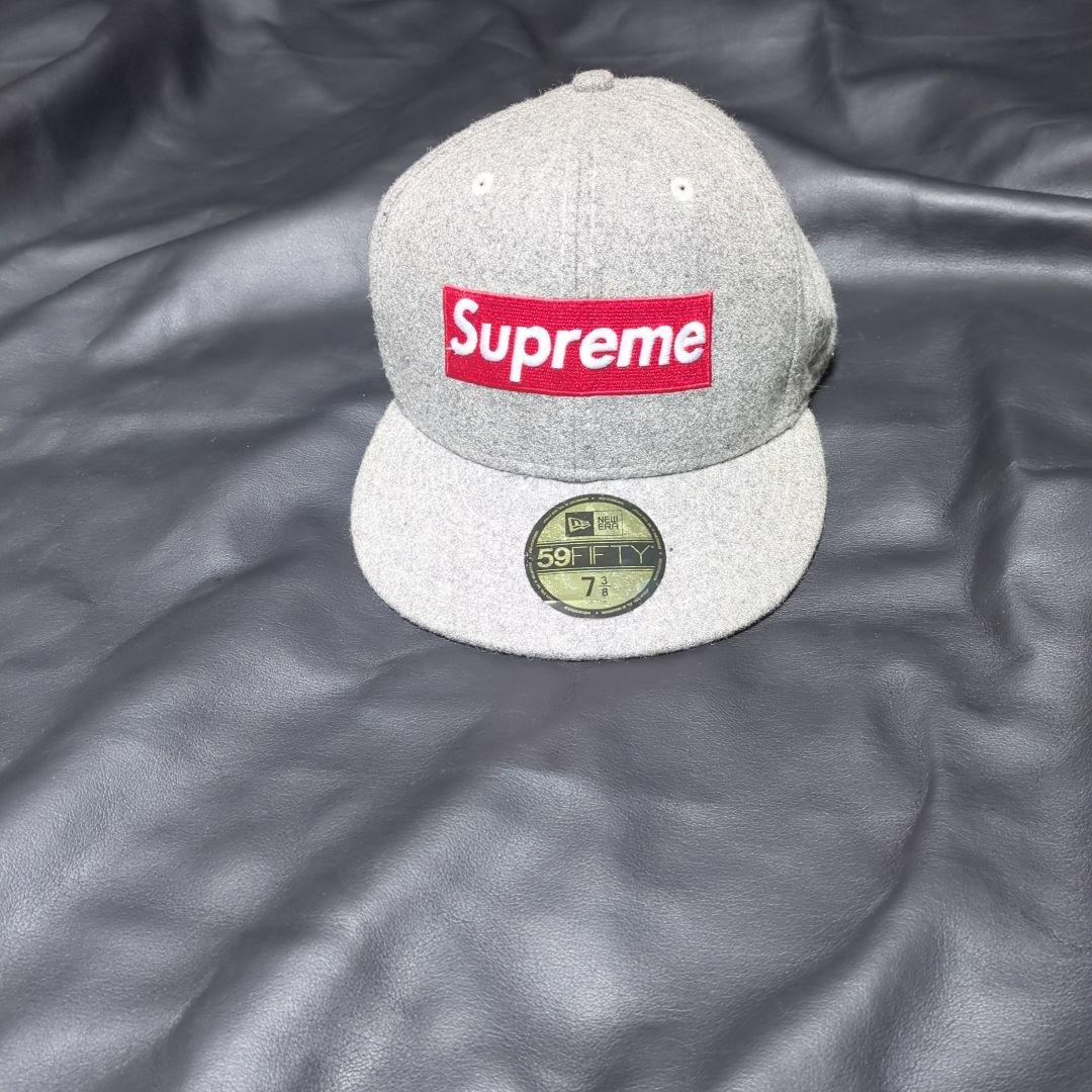 Supreme グレー キャップ 7 3/8