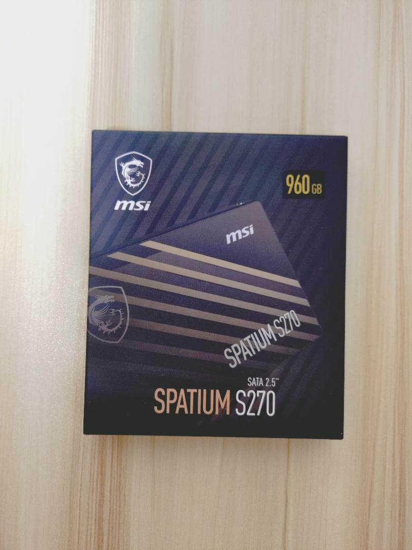 内蔵型SSD MSI SPATIUM S270 960GB SATA SSD