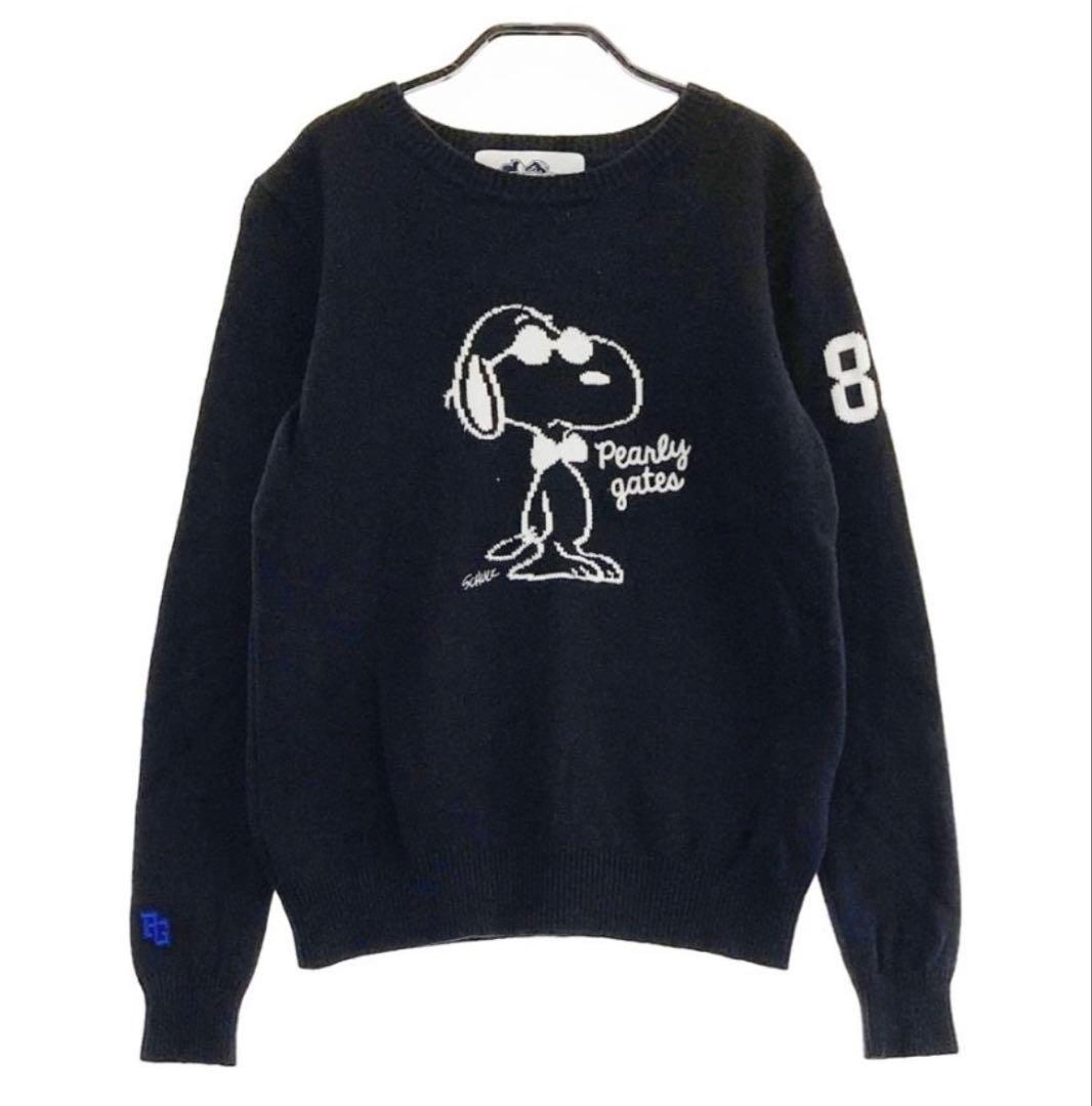 PEARLY GATES パーリーゲイツ　スヌーピー　コラボ　ニット　M