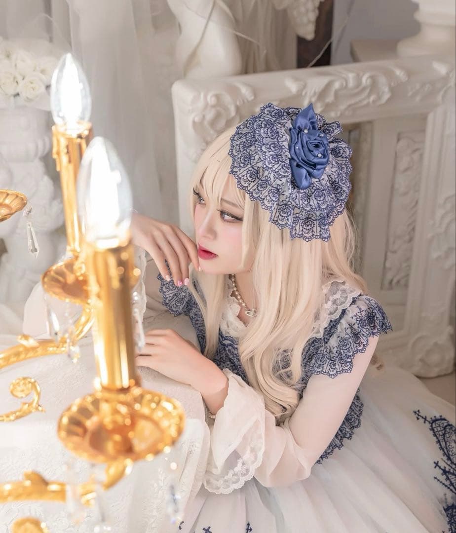 Moi-même-Moitié レースヴェールヘッドドレス