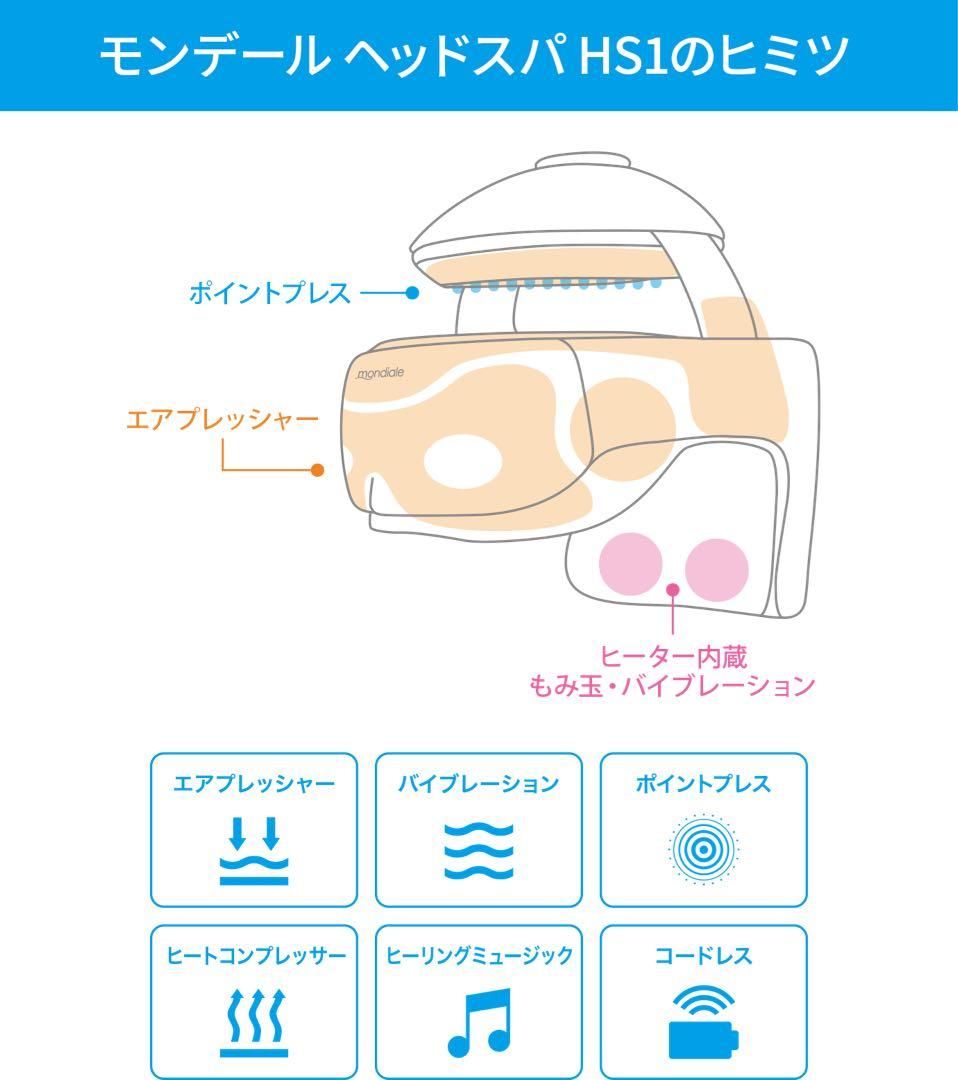 頭痛・肩こりに！モンデールヘッドスパ