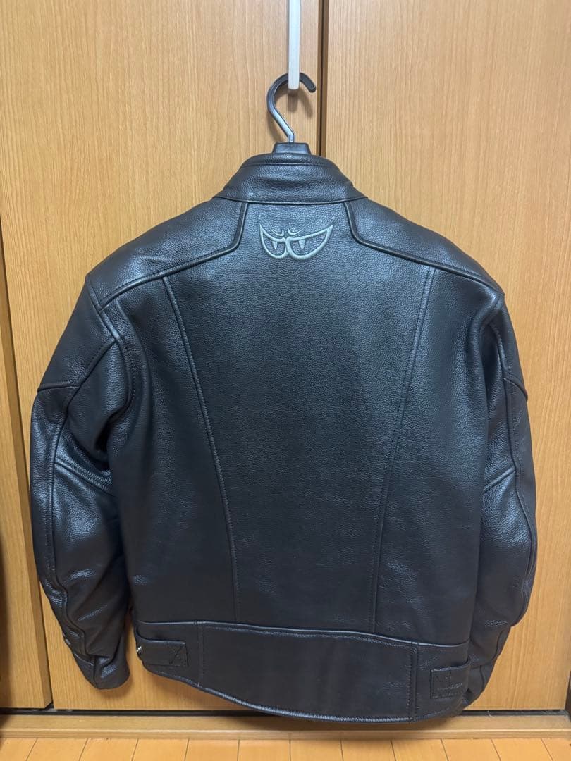 値下げ‼️BERIK レザー バイクジャケット ブラック