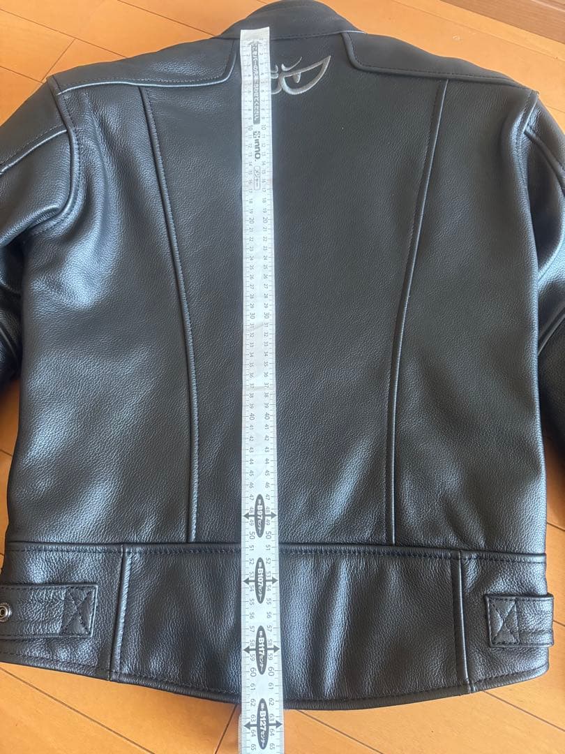 値下げ‼️BERIK レザー バイクジャケット ブラック