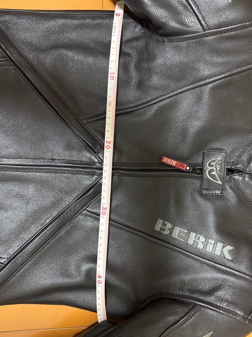 値下げ‼️BERIK レザー バイクジャケット ブラック