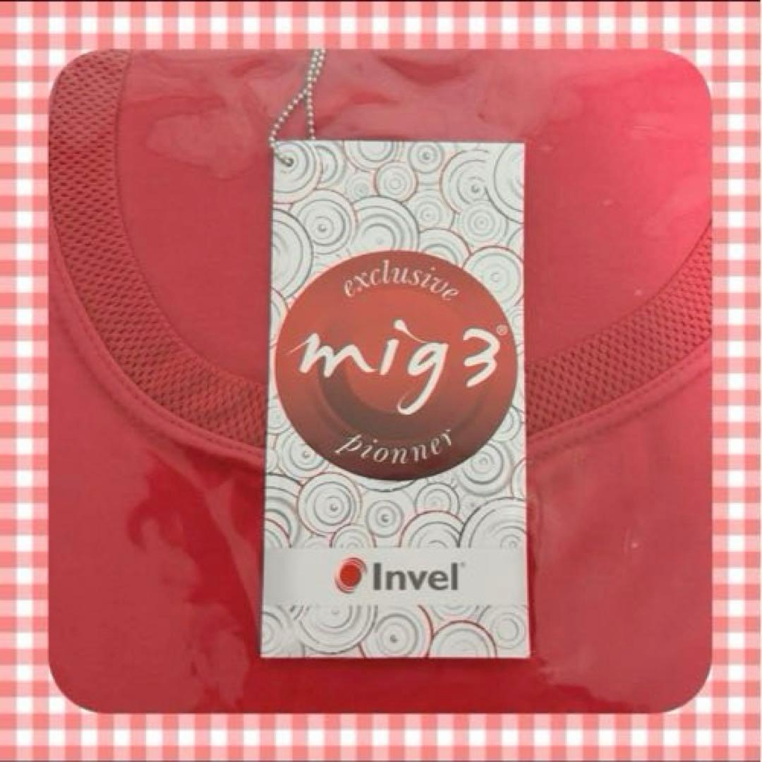 アライブン　インベル　レディース　カラーTシャツ半袖 レッドM③