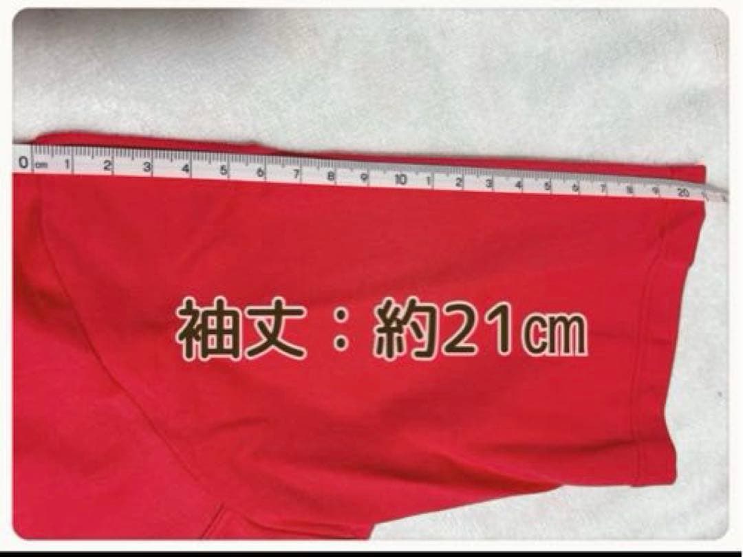 アライブン　インベル　レディース　カラーTシャツ半袖 レッドM③