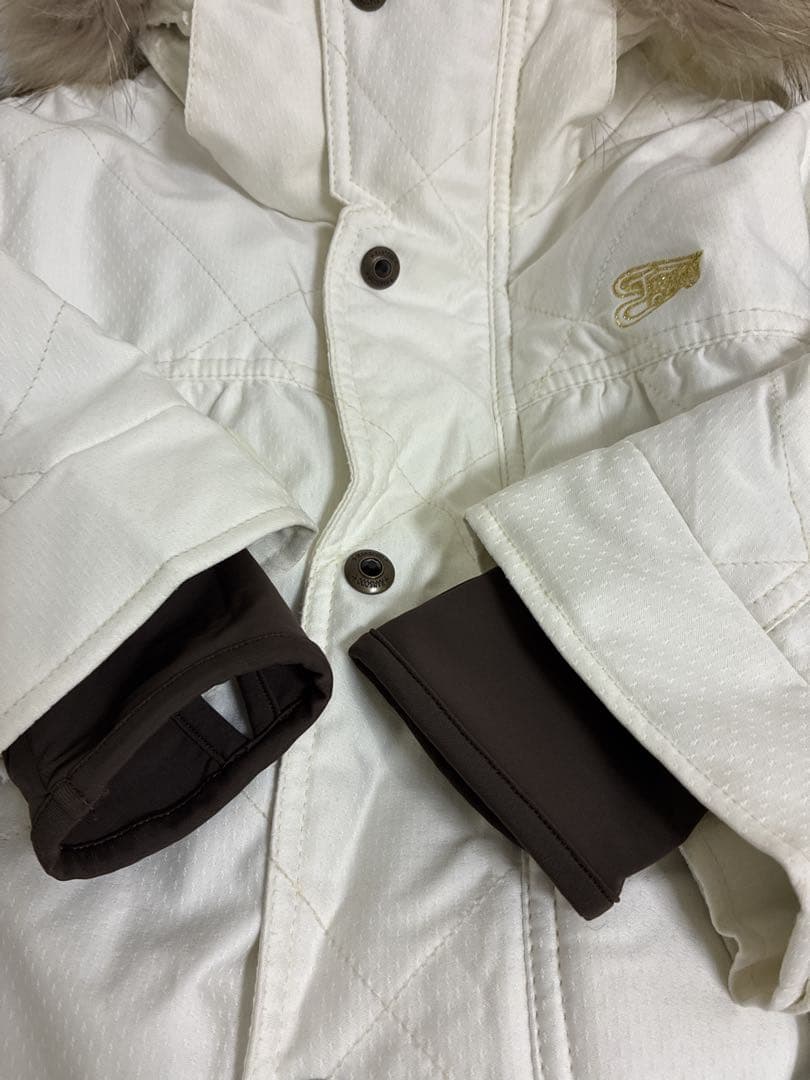 TRANSCOOT arg スノーボードウェア　M 上下セット ピンク　白　匿名