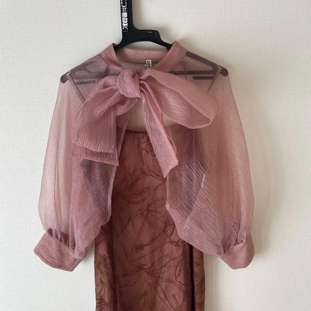 kana ボウタイワンピース　お呼ばれドレス