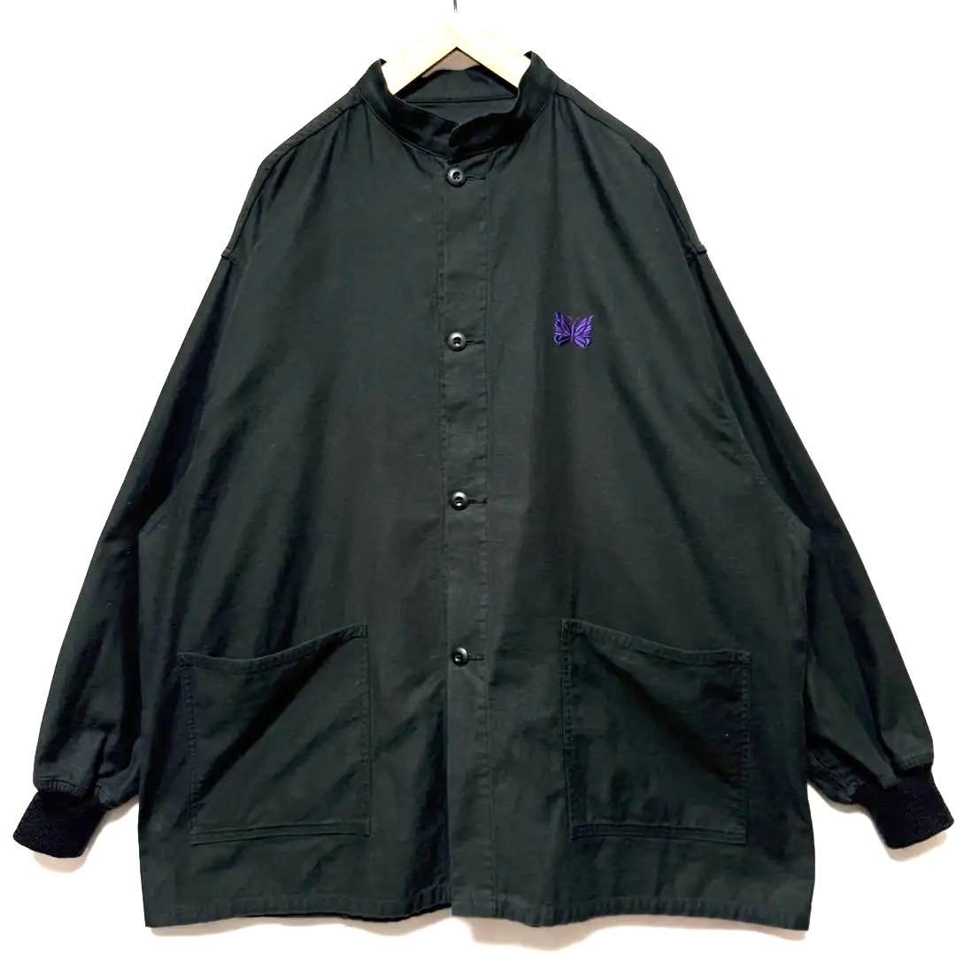 XLサイズ！Needles アーミーシャツジャケット パピヨン刺繍