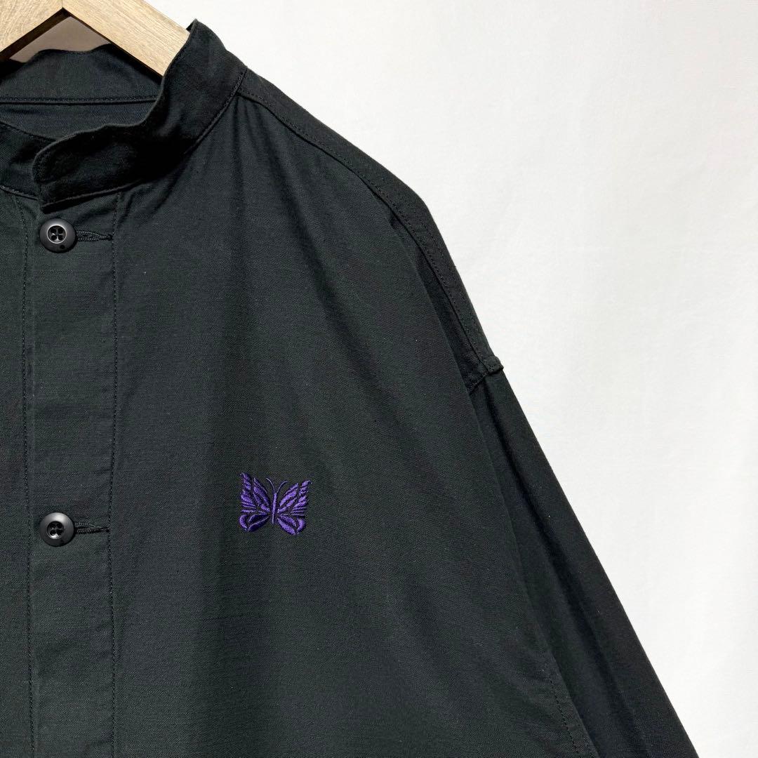 XLサイズ！Needles アーミーシャツジャケット パピヨン刺繍