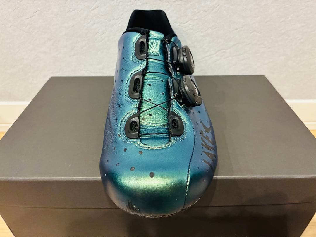 LAKE CX332 カメレオングリーン WIDE40.5