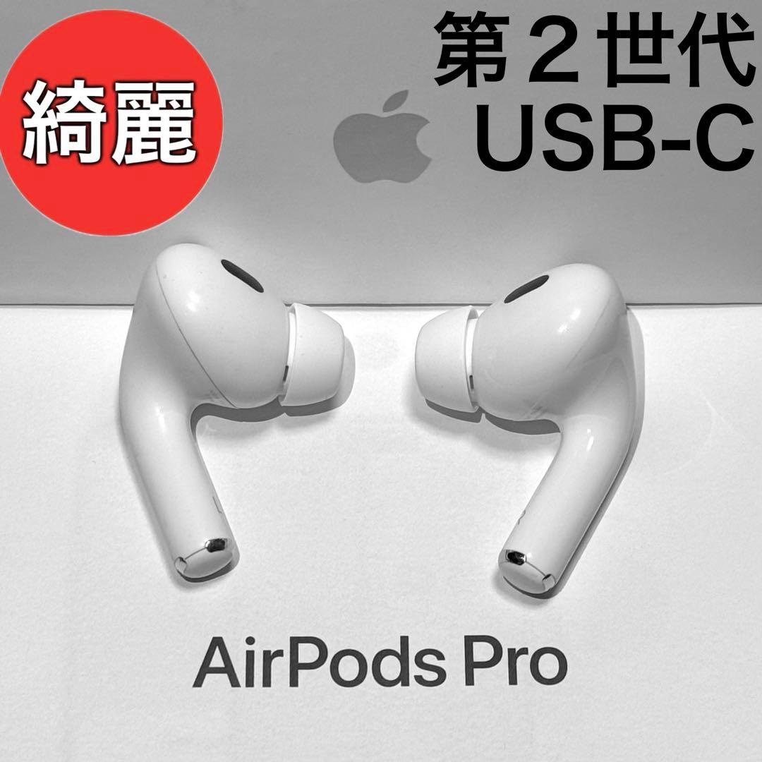 【綺麗】Apple AirPods Pro 第2世代 USB-C イヤホンのみ