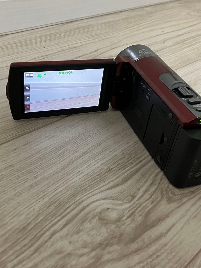 SONY ビデオカメラ Exmor R レッド HDR-CX180 通電OK