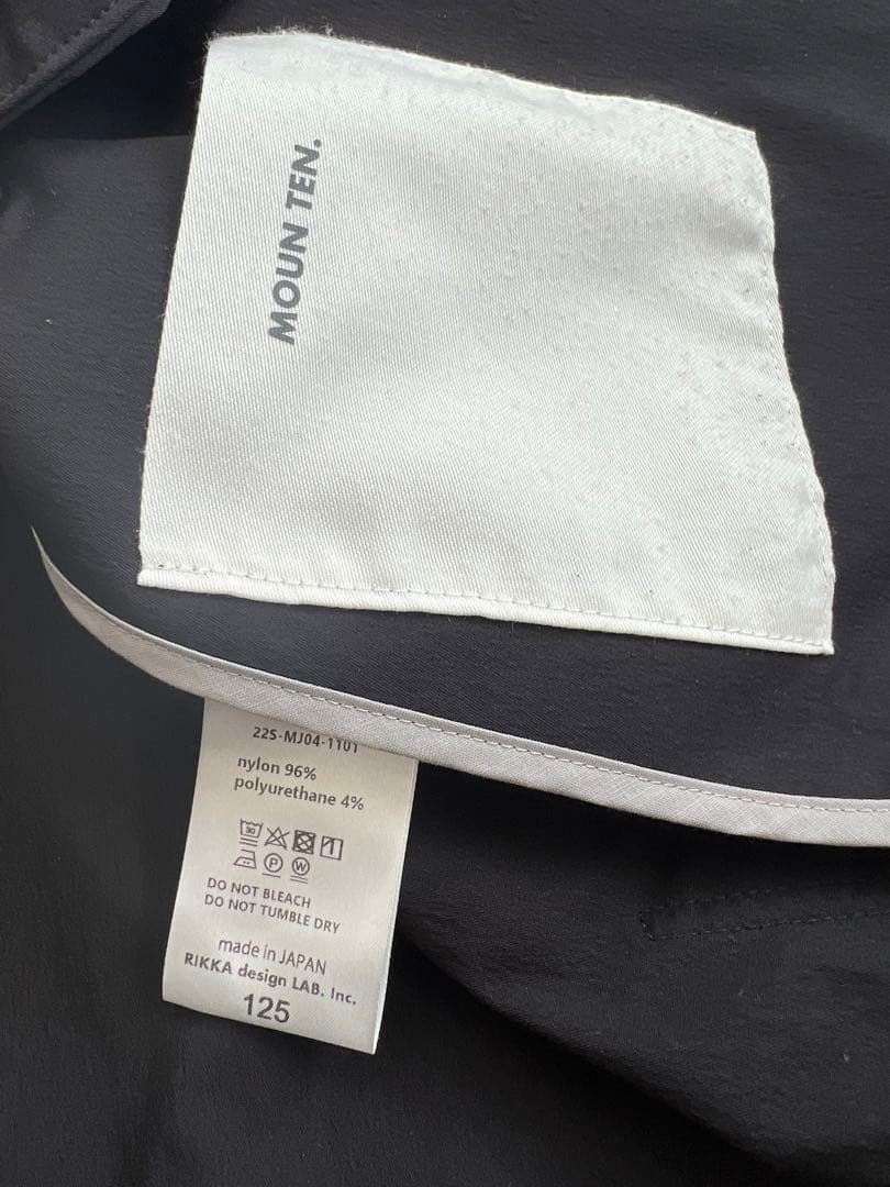 MOUN TEN. セットアップ　ジャケットパンツ　2点セット　125