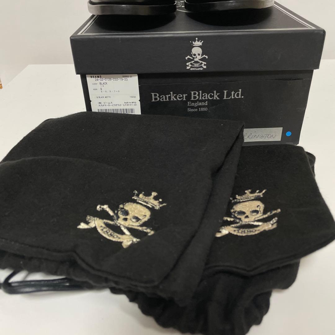 BARKER BLACK レザーシューズ M0100 UK9 ブラック 未使用