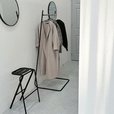 BENT HIGH STOOL スツール BLACK(JTH06)