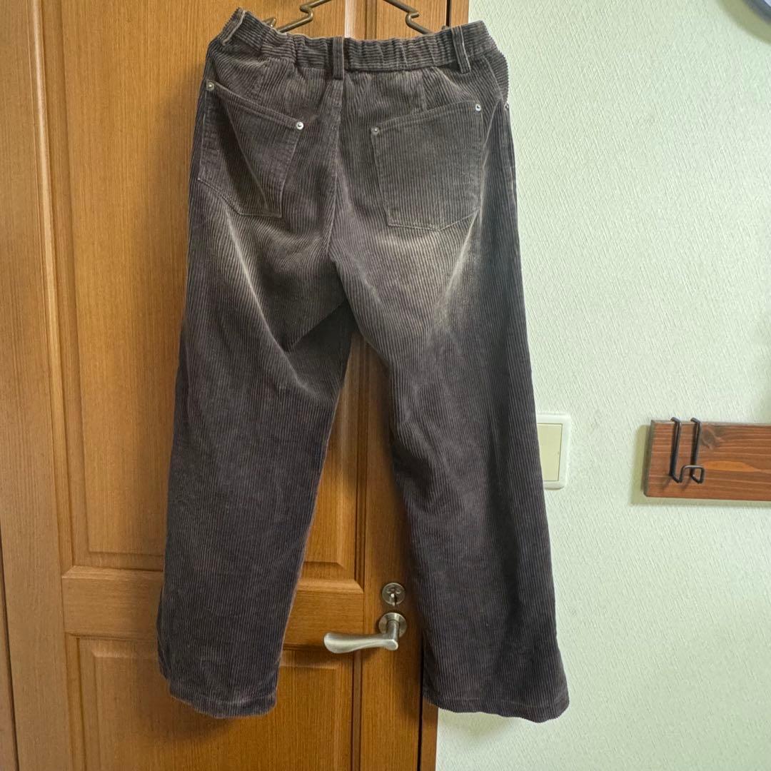 CLEL アンティークデザイン コーデュロイスラックスパンツ　ブラウンxs