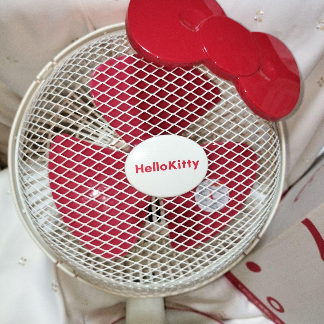 箱付き　赤リボン　ハローキティ メカ式パーソナル扇風機 GPM-183KDR