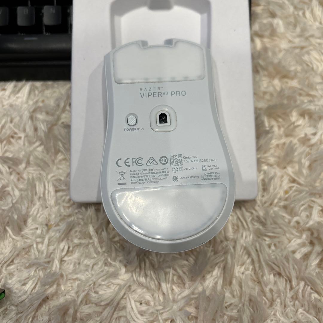 RAZER viper v3 pro と　wooting 60he セット