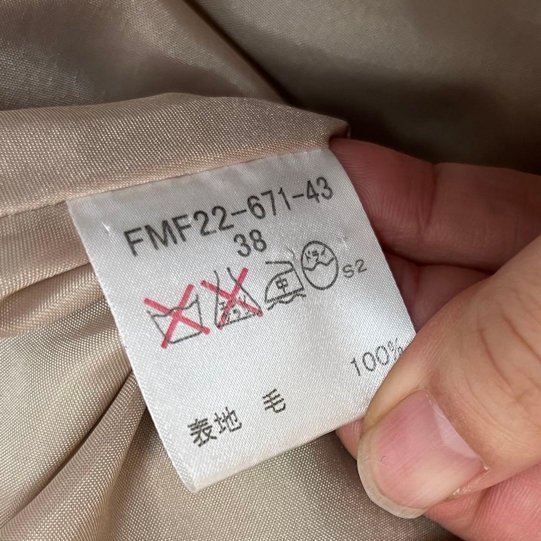 バーバリーブルーレーベル ノバチェック ワンピース 38 M ウール