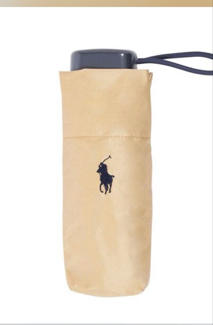 【ポロラルフローレン】晴雨兼用折りたたみ傘 遮光/uv レインポーチ付き