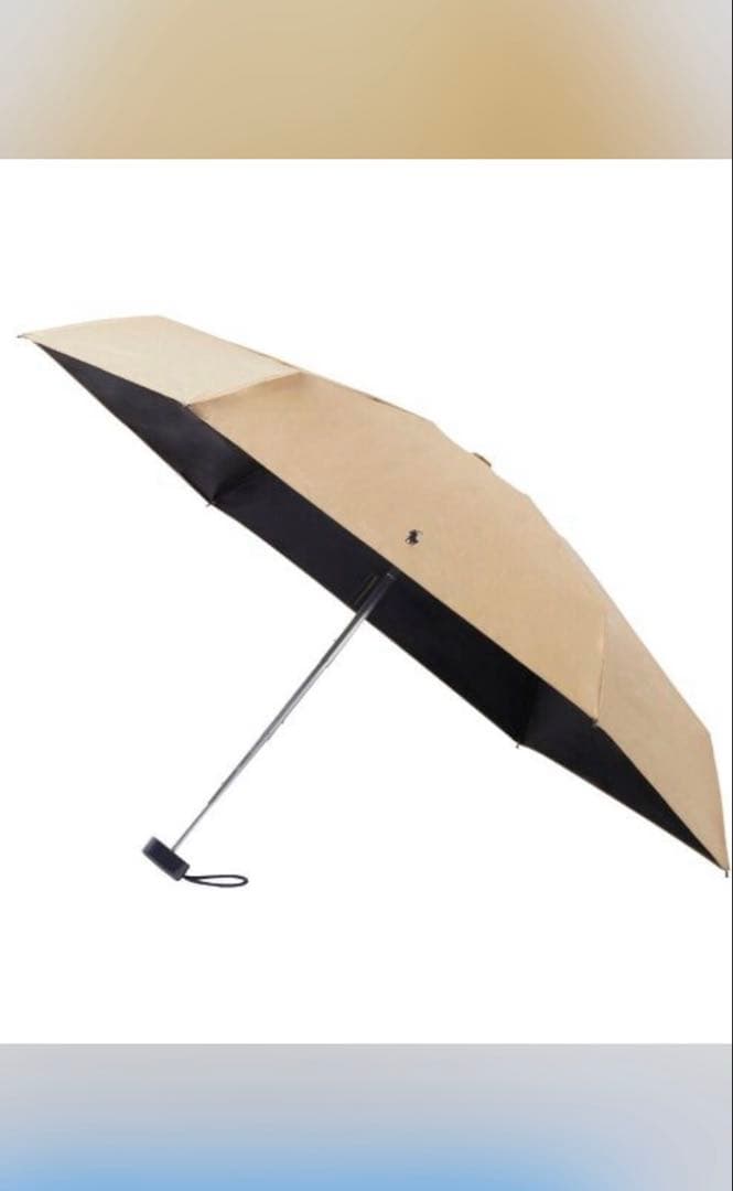 【ポロラルフローレン】晴雨兼用折りたたみ傘 遮光/uv レインポーチ付き