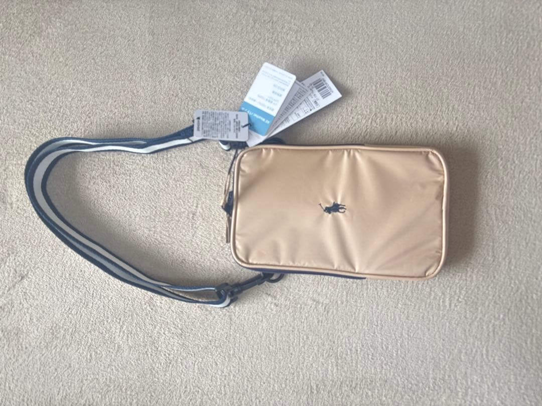 【ポロラルフローレン】晴雨兼用折りたたみ傘 遮光/uv レインポーチ付き