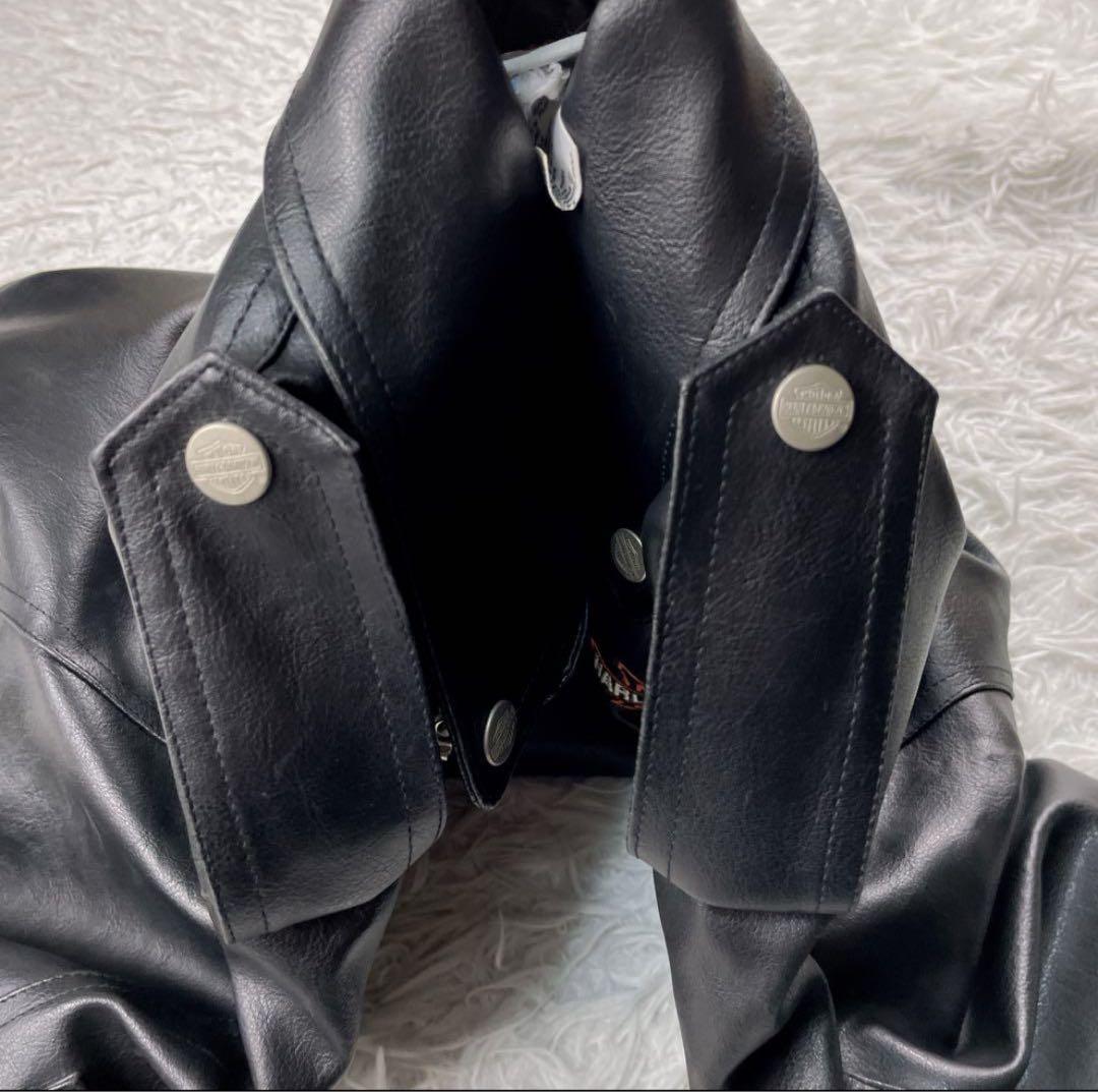 ハーレーダビットソン レザー　ジャケット ダブル キルティング