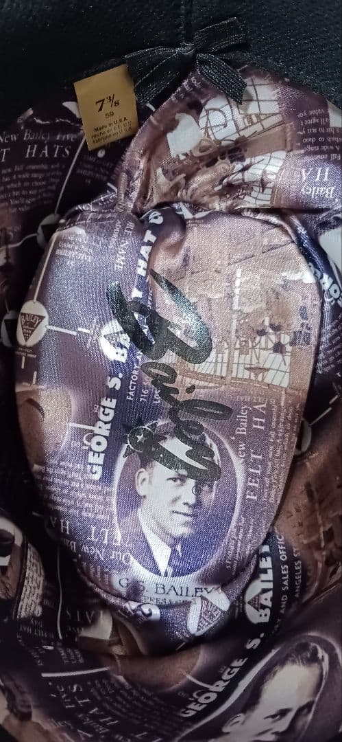 美品 ベイリー ウエスタンハット 59cm USA 7 3/8 2X