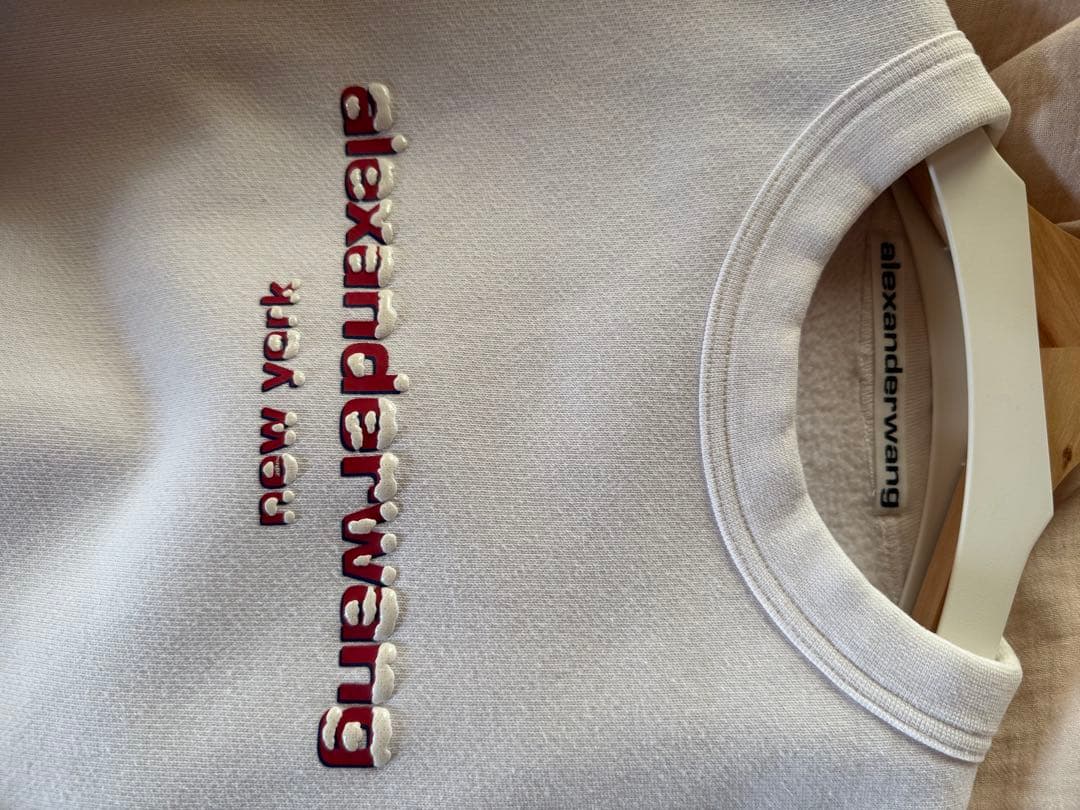 ★なかのさま限定★alexanderwang ホワイト クルーネック トレーナー