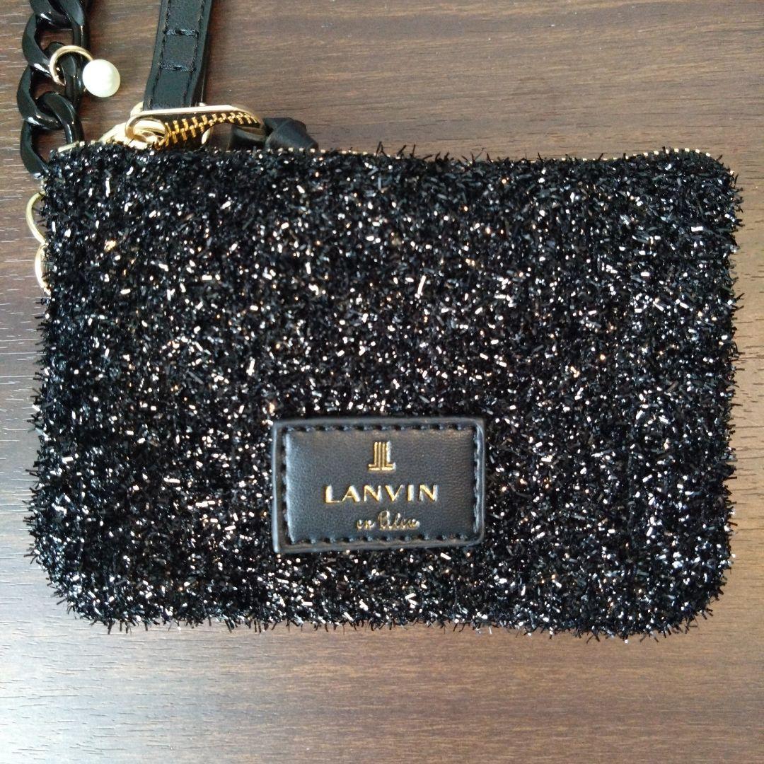 LANVIN ブラック ミニバッグ