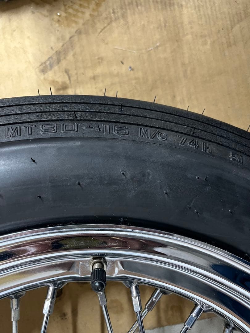 ハーレー　リアホイール　16×3.00 社外ホイール　タイヤセット