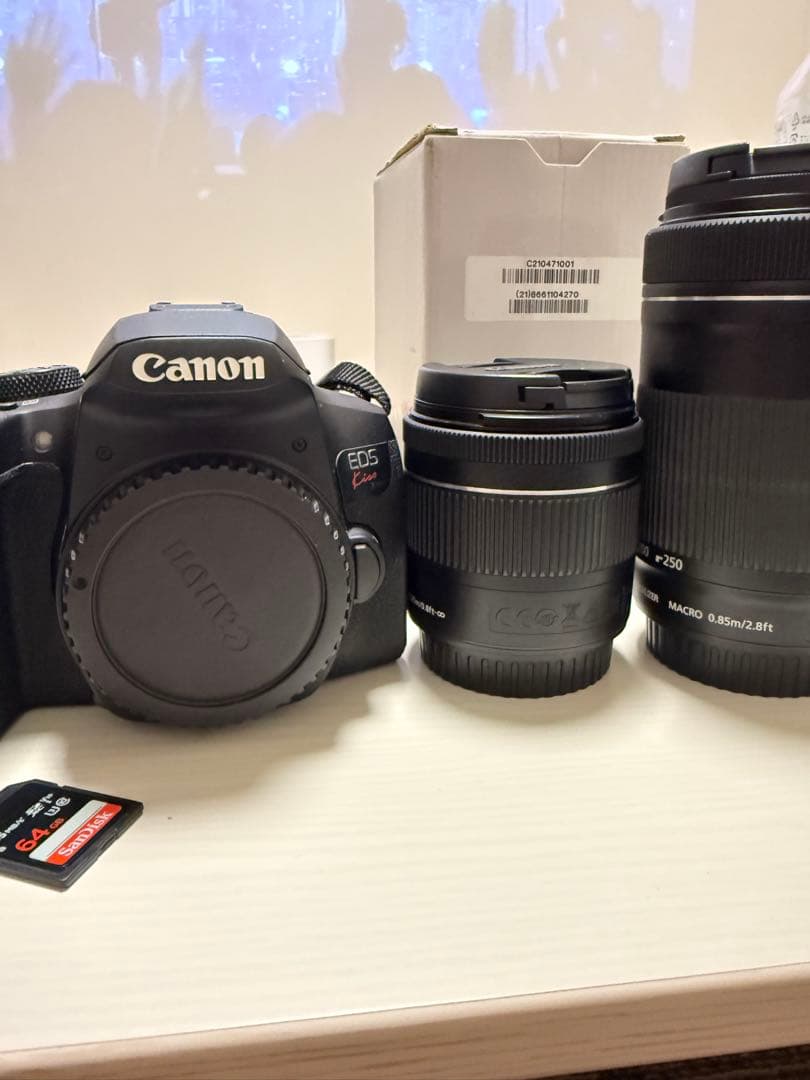 フィルムカメラ canon kissx10i