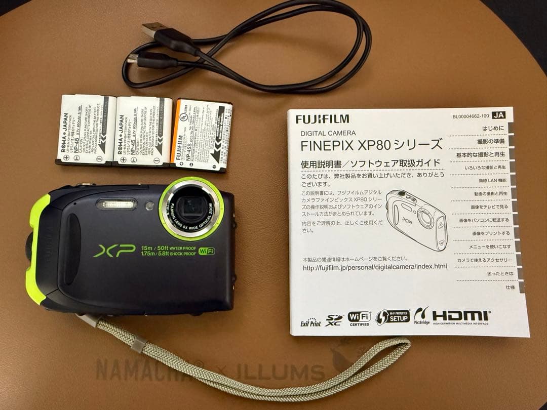 FUJIFILM FINEPIX XP80 防水 デジタルカメラ Wi-Fi対応