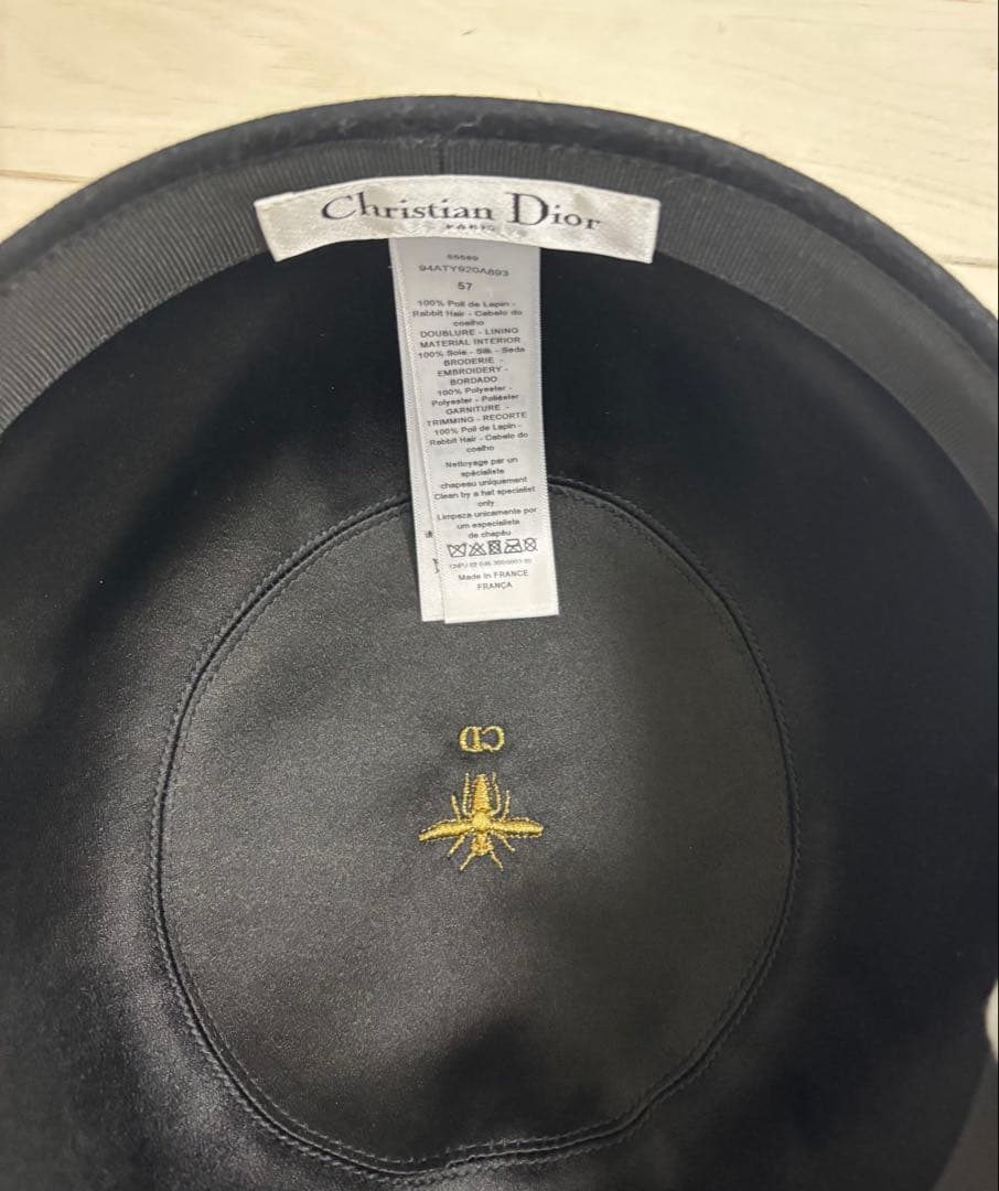 新品未使用: Dior ディオール キャスケット ブラック サイズ57