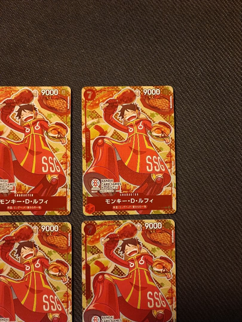 ルフィ　バンダイカードゲームフェス　4枚　プロモ